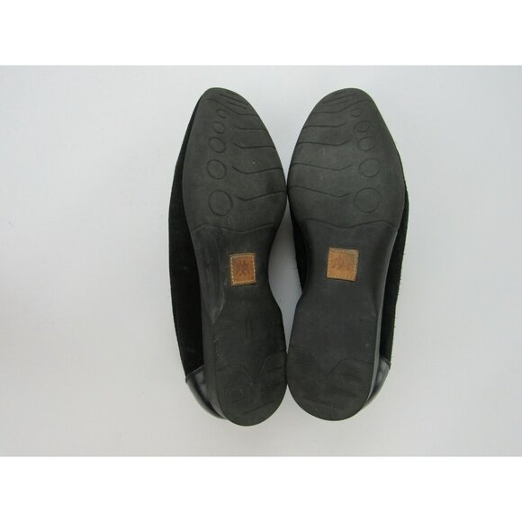 Mezlan Mens Black Suede Loafer Dress Shoes 9 Horse Bit Slip On